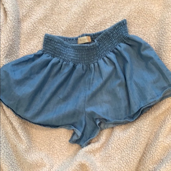 Altar'd State Pants - Altar’d State Chambray shorts